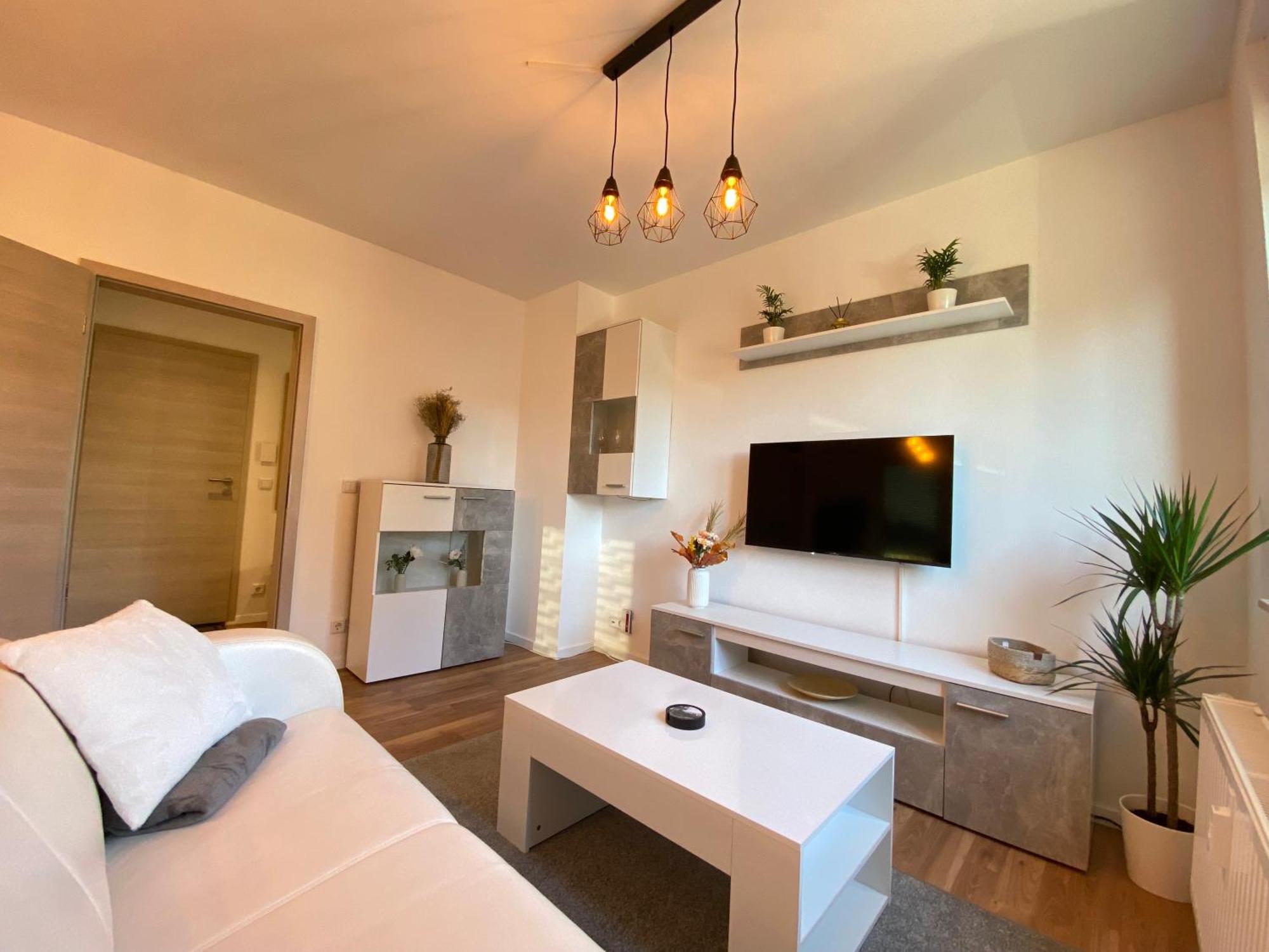 Hochwertige Ferienwohnung Mit 7Qm Balkon, Netflix, Kaffeeautomat, Rainshower Bad Zwickau Exterior photo